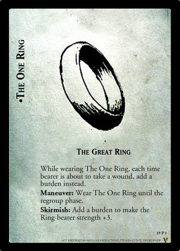 19P1 The One Ring, The Great Ring (F)