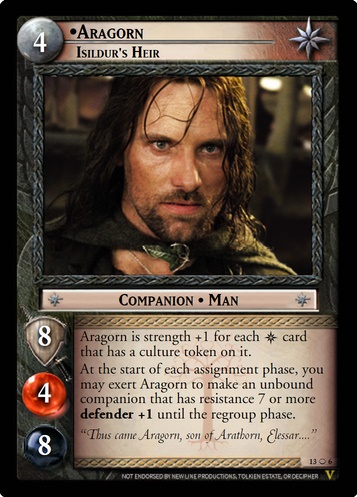 13O6 Aragorn, Isildur's Heir (F)