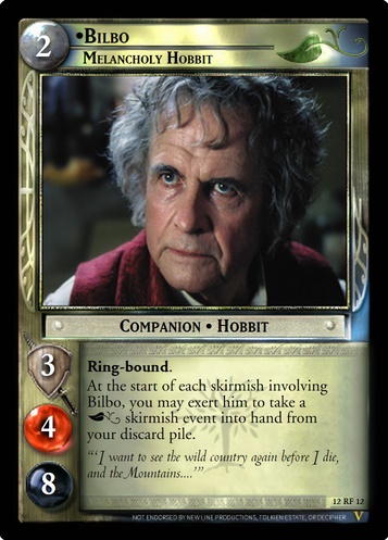 12RF12 Bilbo, Melancholy Hobbit (F)