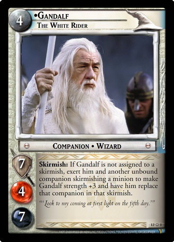12O1 Gandalf, The White Rider (F)