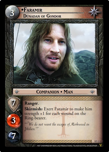 12O2 Faramir, Dúnadan of Gondor (F)