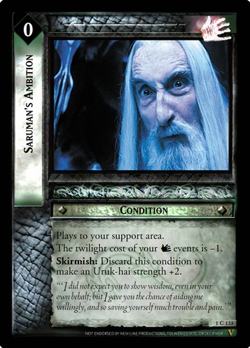 1C133 Saruman's Ambition (F)