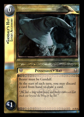 21R81 Gandalf's Hat, Lucky Accessory (F)