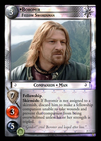 21C112 Boromir, Fellow Swordsman (F)