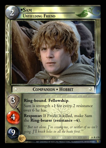 21R179 Sam, Unyielding Friend (F)