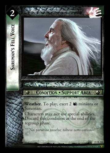 21R201 Saruman's Fell Voice (F)