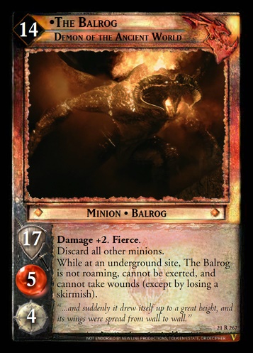 21R267 The Balrog, Demon of the Ancient World (F)