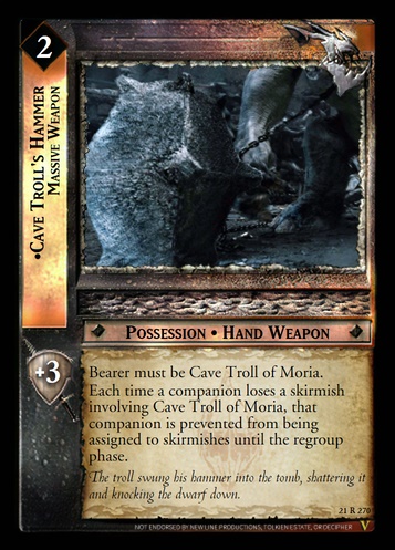 21R270 Cave Troll's Hammer, Massive Weapon (F)