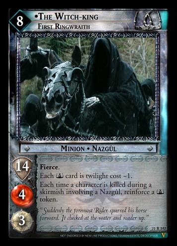 21R342 The Witch-king, First Ringwraith (F)