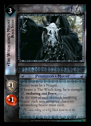 21R343 The Witch-king's Mount, Black Steed (F)