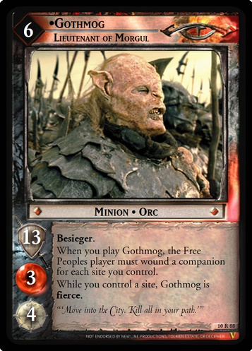 10R88 Gothmog, Lieutenant of Morgul (F)