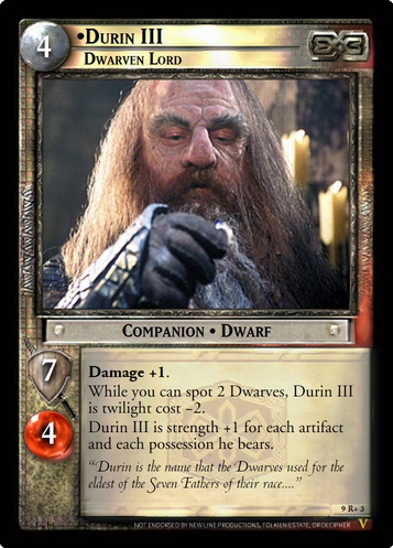 9R+3 Durin III, Dwarven Lord (F)