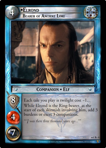 m1R+9 Elrond, Bearer of Ancient Lore (F)
