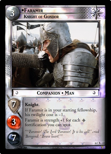m1R+18 Faramir, Knight of Gondor (F)