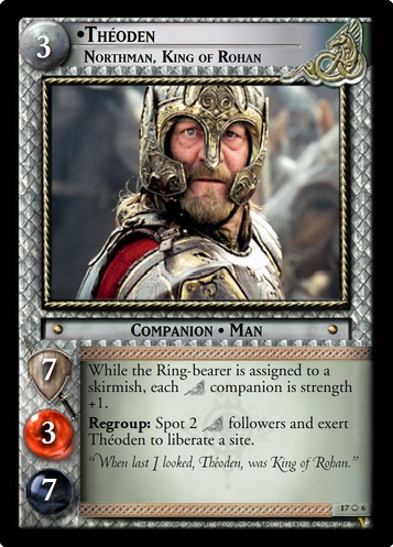 17O6 Théoden, Northman, King of Rohan (F)