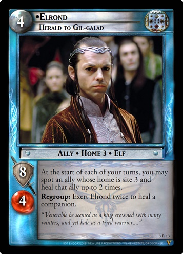 3R13 Elrond, Herald to Gil-galad (F)