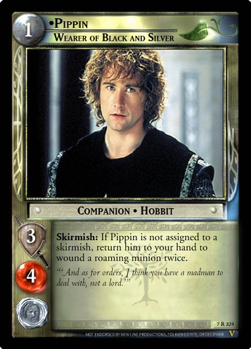 7R324 Pippin, Wearer of Black and Silver (F)