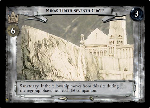 7U350 Minas Tirith Seventh Circle (F)