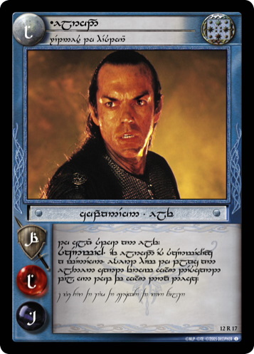 12R17 Elrond, Witness to History (TF)