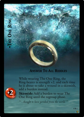 4R1 The One Ring, Answer To All Riddles (F)