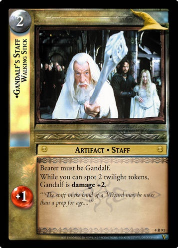 4R91 Gandalf's Staff, Walking Stick (F)