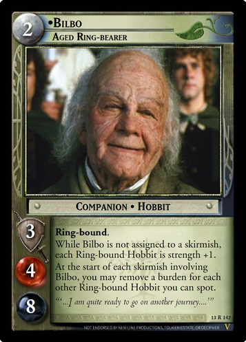 13R142 Bilbo, Aged Ring-bearer
