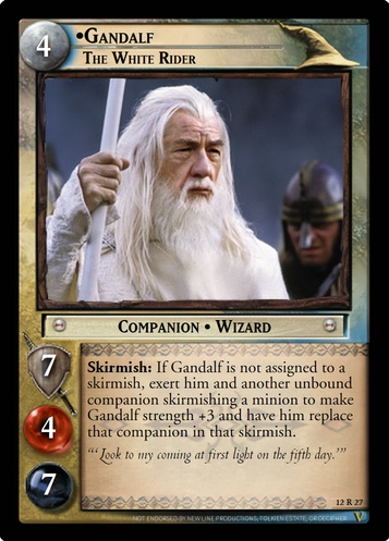 12R27 Gandalf, The White Rider