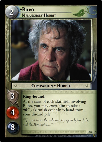 12R119 Bilbo, Melancholy Hobbit