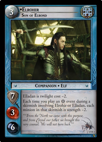 14R3 Elrohir, Son of Elrond
