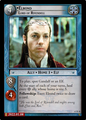 e1R40 Elrond, Lord of Rivendell