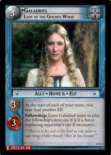 e3R17 Galadriel, Lady of the Golden Wood