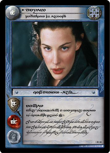 1R30 Arwen, Daughter of Elrond (T)