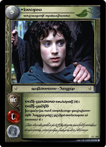 2C102 Frodo, Reluctant Adventurer (T)