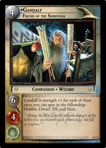1R72 Gandalf, Friend of the Shirefolk