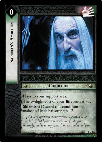 1C133 Saruman's Ambition