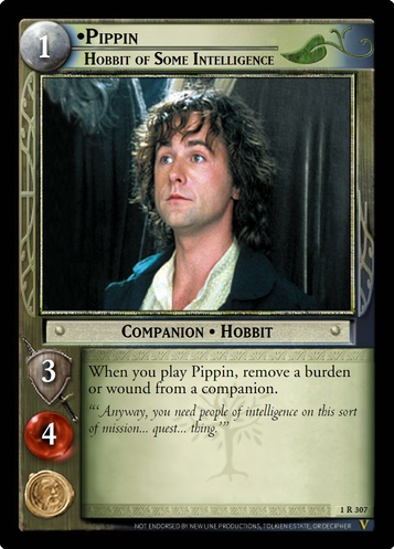 1R307 Pippin, Hobbit of Some Intelligence