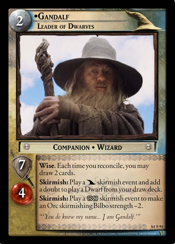 h1S91 Gandalf, Leader of Dwarves