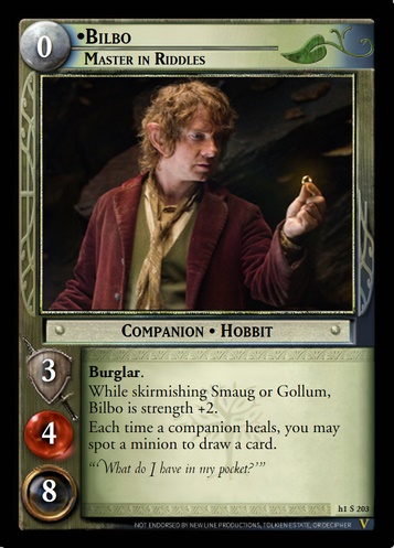 h1S203 Bilbo, Master in Riddles
