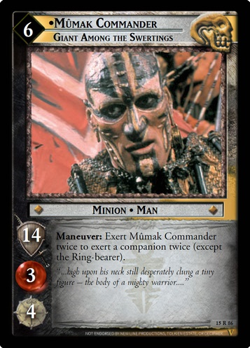 15R86 Mûmak Commander, Giant Among the Swertings