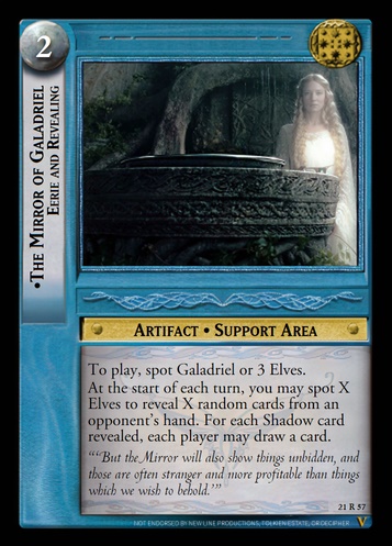 21R57 The Mirror of Galadriel, Eerie and Revealing