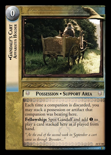 21U80 Gandalf's Cart, Apparatus Holder