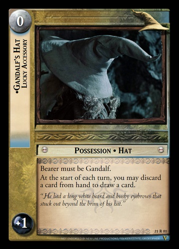 21R81 Gandalf's Hat, Lucky Accessory