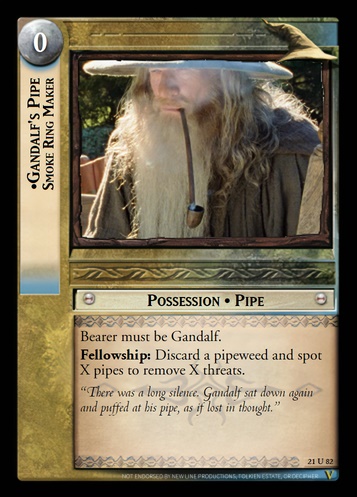 21U82 Gandalf's Pipe, Smoke Ring Maker