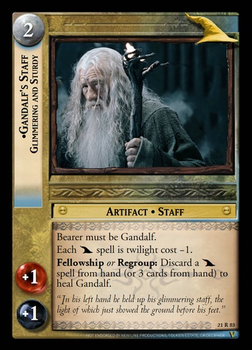 21R83 Gandalf's Staff, Glimmering and Sturdy