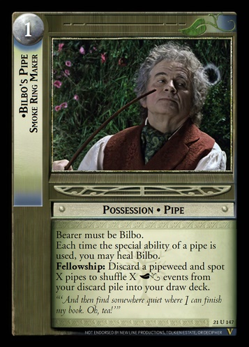 21U147 Bilbo's Pipe, Smoke Ring Maker