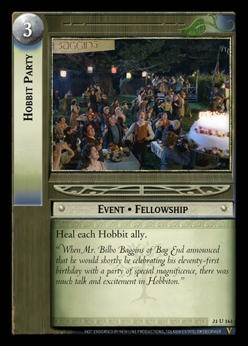 21U161 Hobbit Party