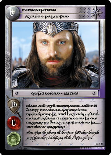 10R25 Aragorn, Elessar Telcontar (T)