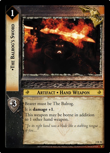 2R50 The Balrog's Sword