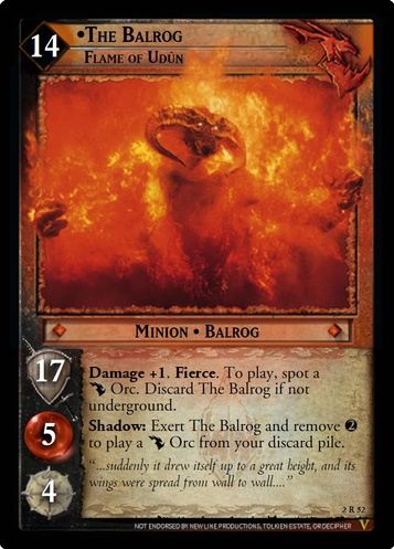 2R52 The Balrog, Flame of Udûn