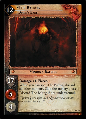 0P10 The Balrog, Durin's Bane